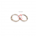 Mobius Couple Personalized Name Ring 